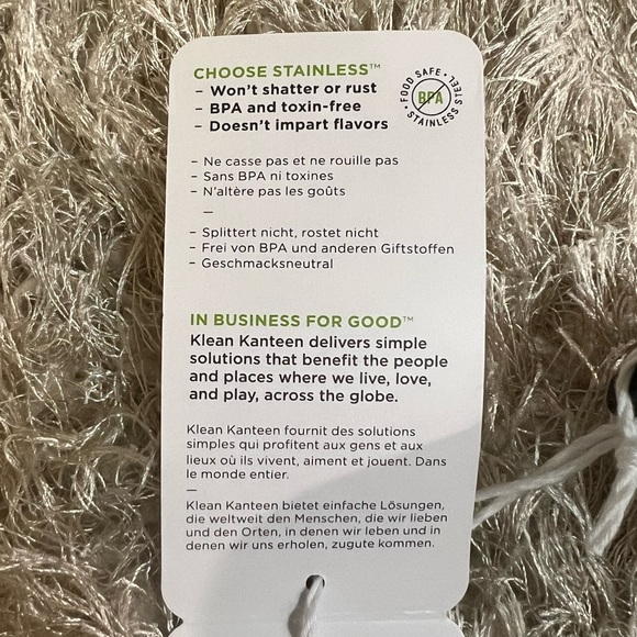 NWT PINK X Klean Kanteen Water Bottle - Picture 7 of 10